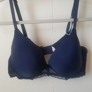 Lucky Brand Lace Trim Wired Bra Size 36 B